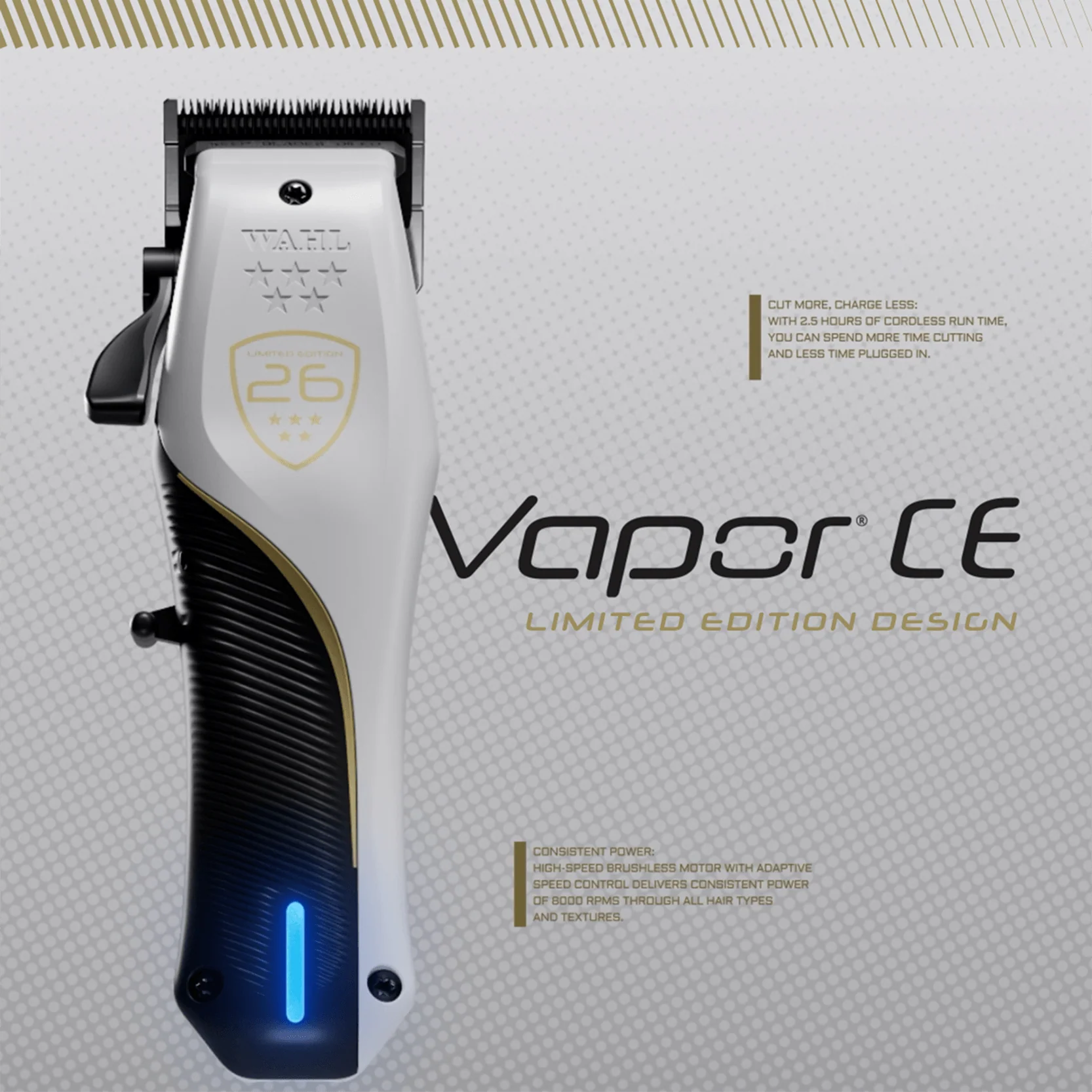 5 STAR VAPOR™ CORD/CORDLESS CLIPPER CHAMPIONSHIP EDITION - Image 4