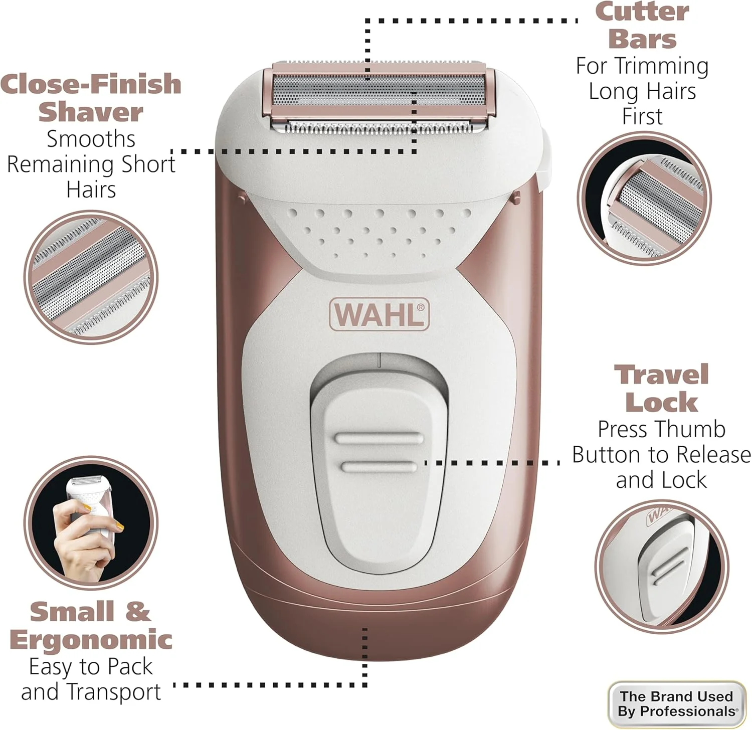 CLEAN & SMOOTH™ WET/DRY BATTERY SHAVER - Image 5