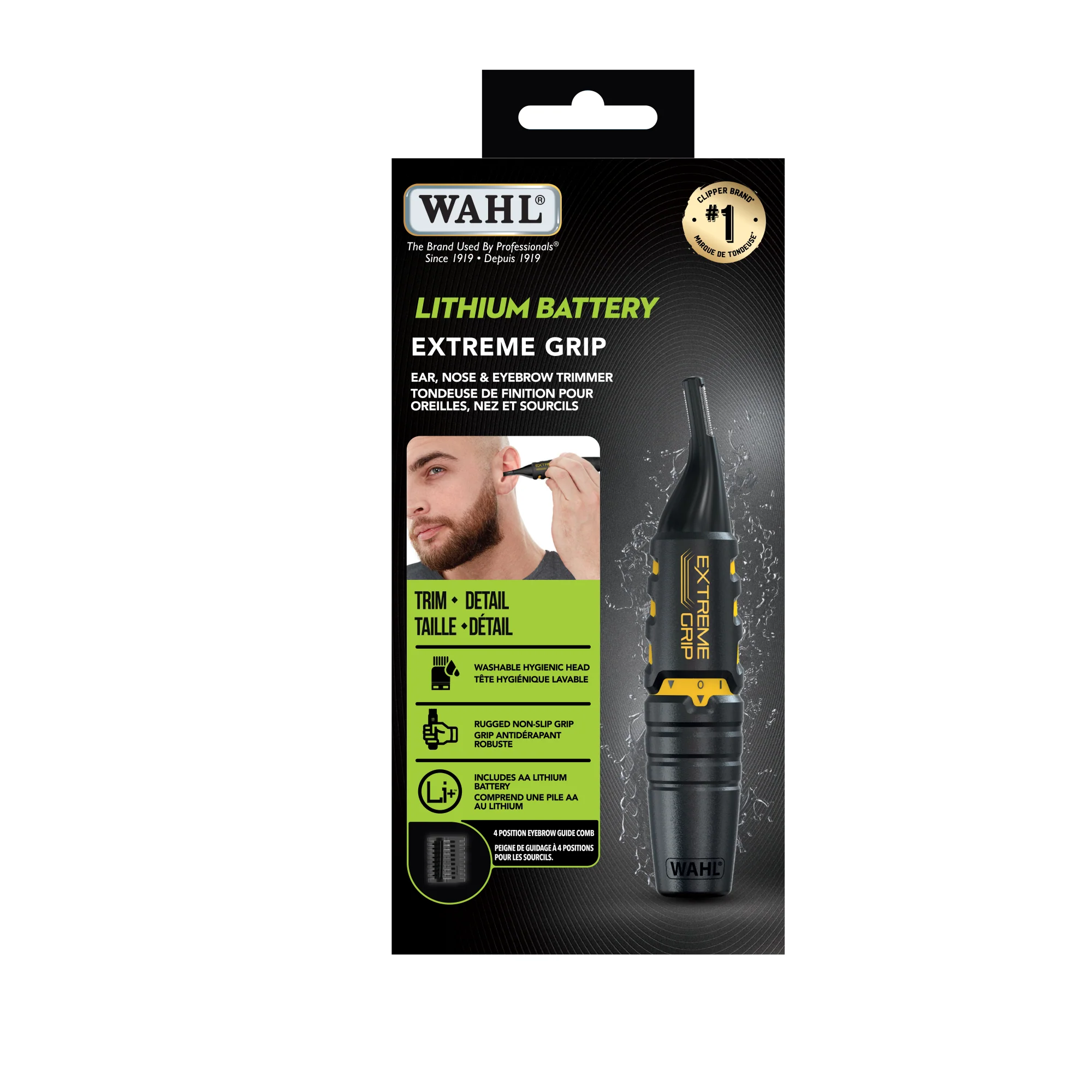 LI BATTERY EXTREME GRIP EAR,NOSE,EYEBROW TRIMMER - Image 7