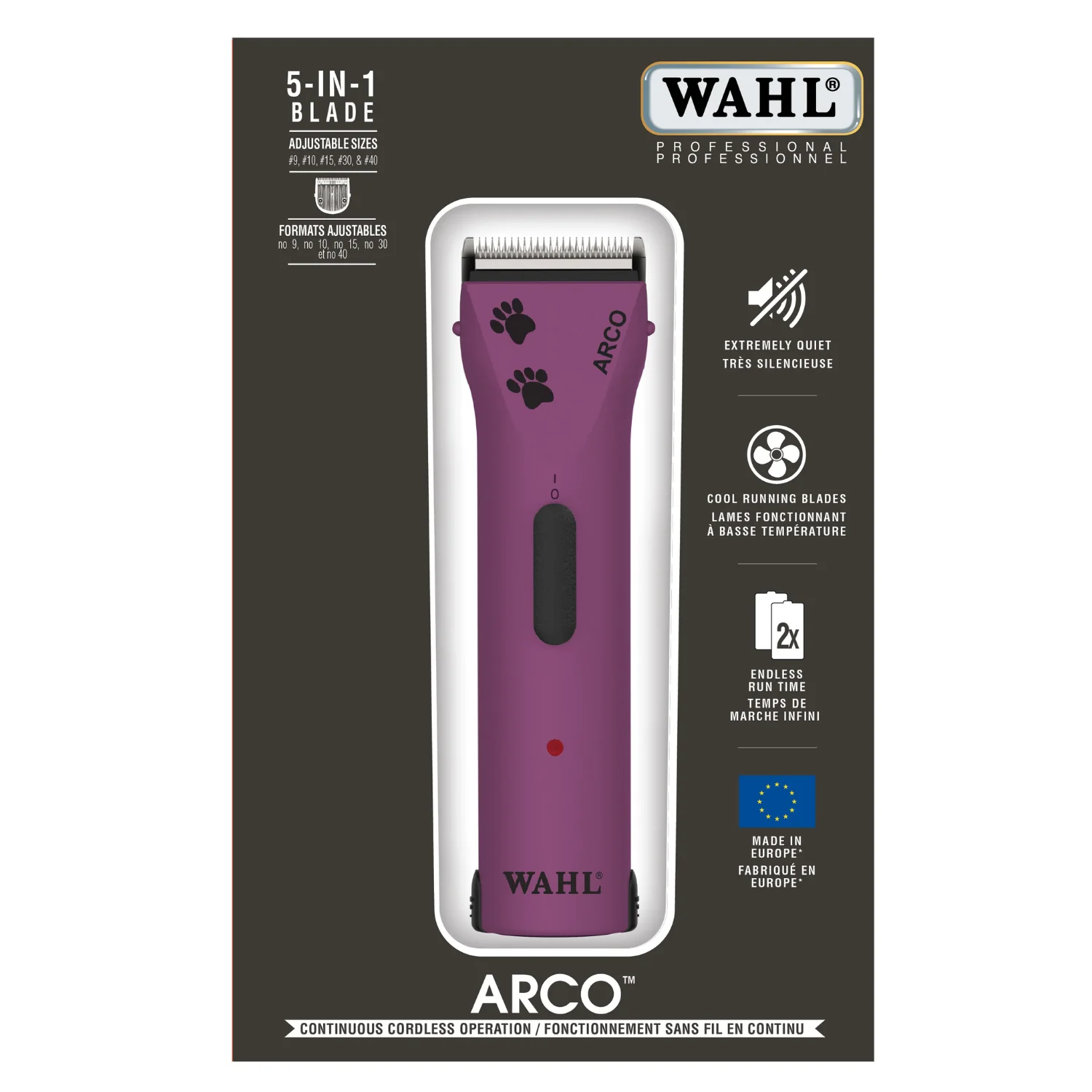 ARCO CLIPPER - PURPLE WITH PAW PRINT - Image 3